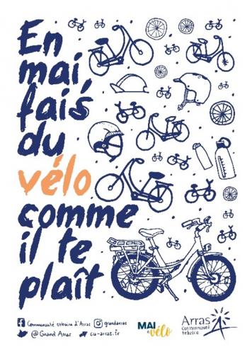En mai, dans le Grand Arras, fais du vélo comme il te plait!!