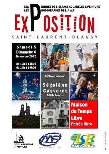 Une exposition peintres et photographes à Saint Laurent Blangy 