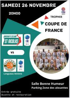 Le basket club de Saint Nicolas se défie en Coupe de France