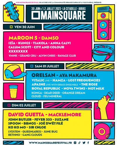 Le Main Square Festival version 2023