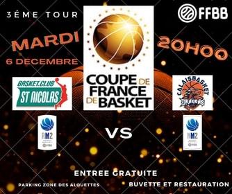 Un défi encore plus haut pour le basket club de Saint Nicolas en Coupe de France