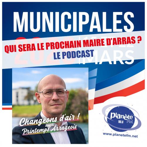 MUNICIPALES ARRAS : Antoine Détourné